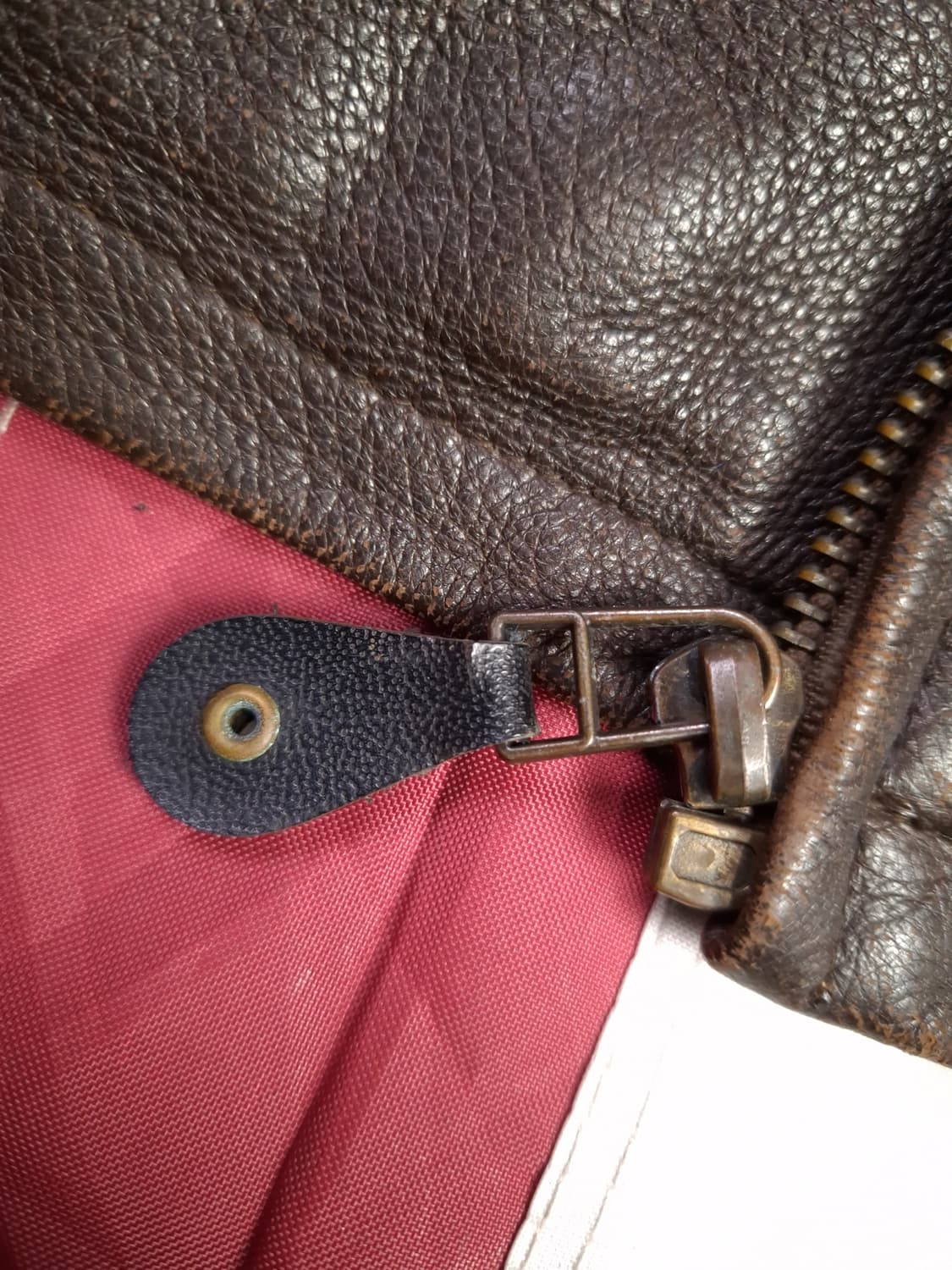 80's 빈티지 국내산 리얼레더 자켓 상품이미지5