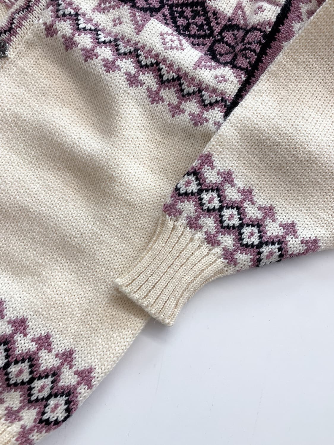 메탈 클라스프 노르딕 울 니트 가디건 95-100  상품이미지9