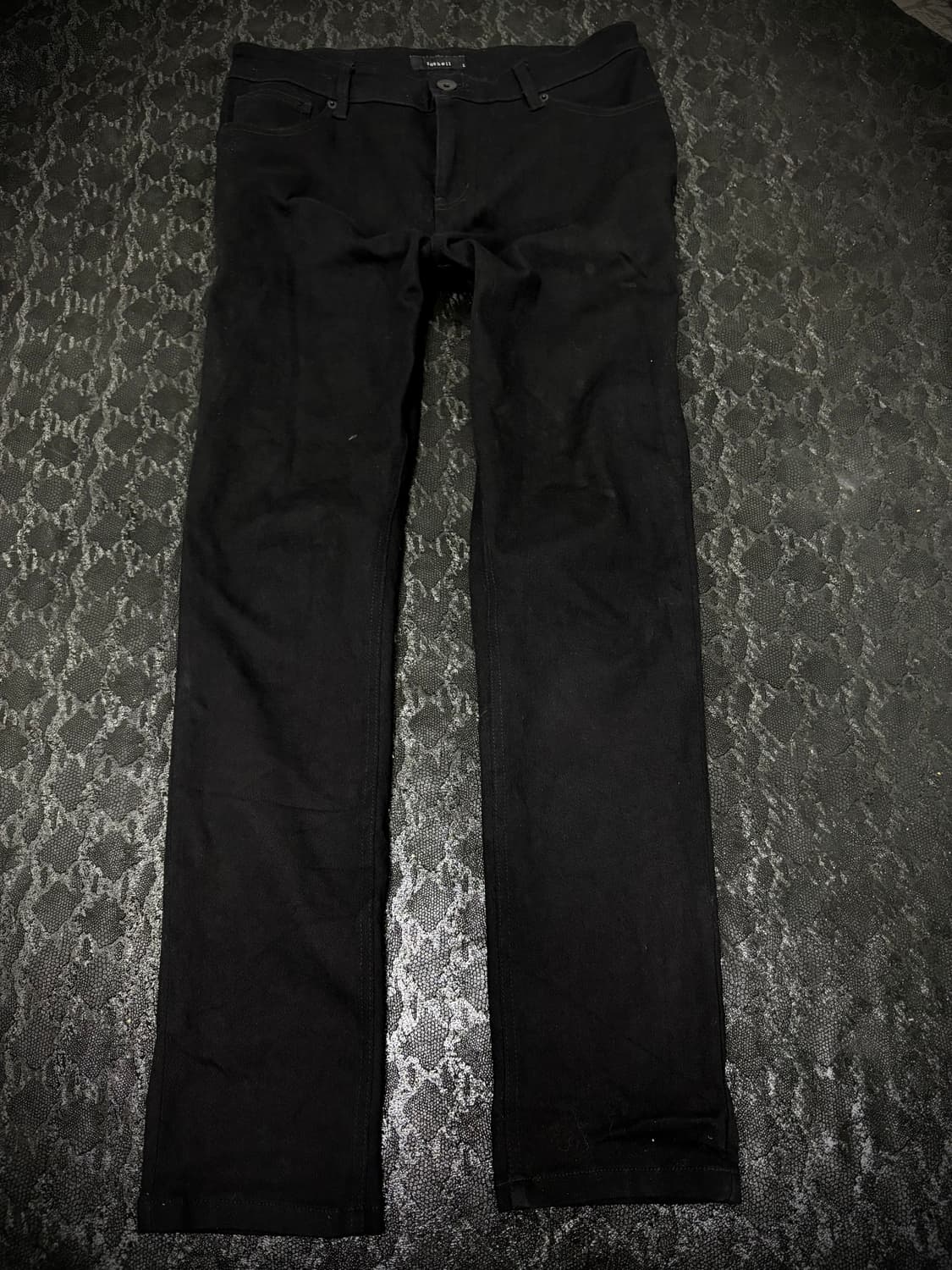 “Roshell” V-Kei Black Chic Pants 상품이미지3