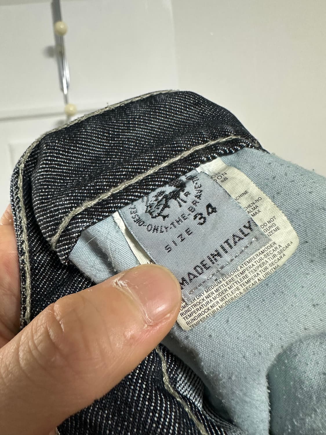 디젤 프린팅 자수 데님 팬츠 상품이미지3