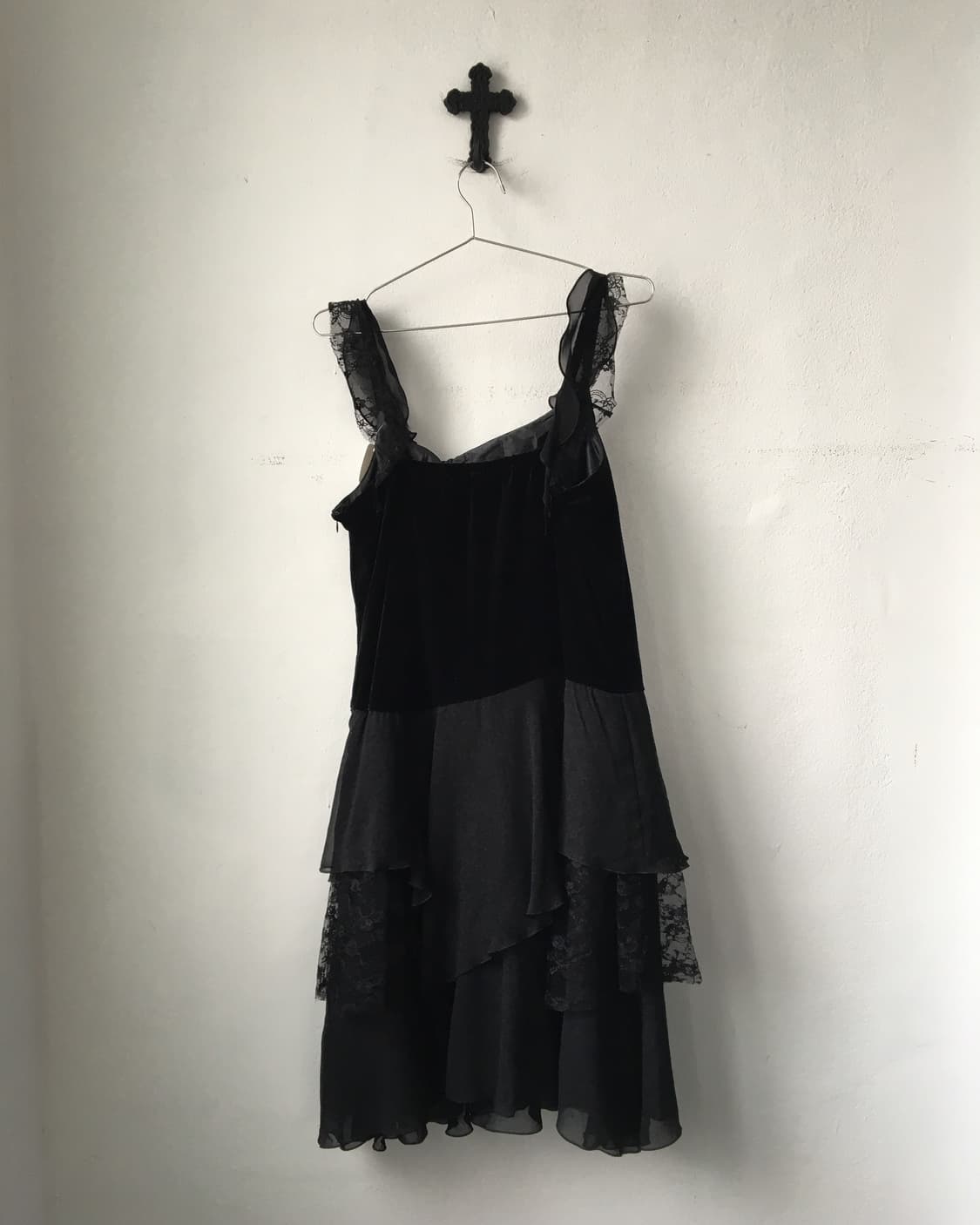 Ruffle lace point onepiece 상품이미지3