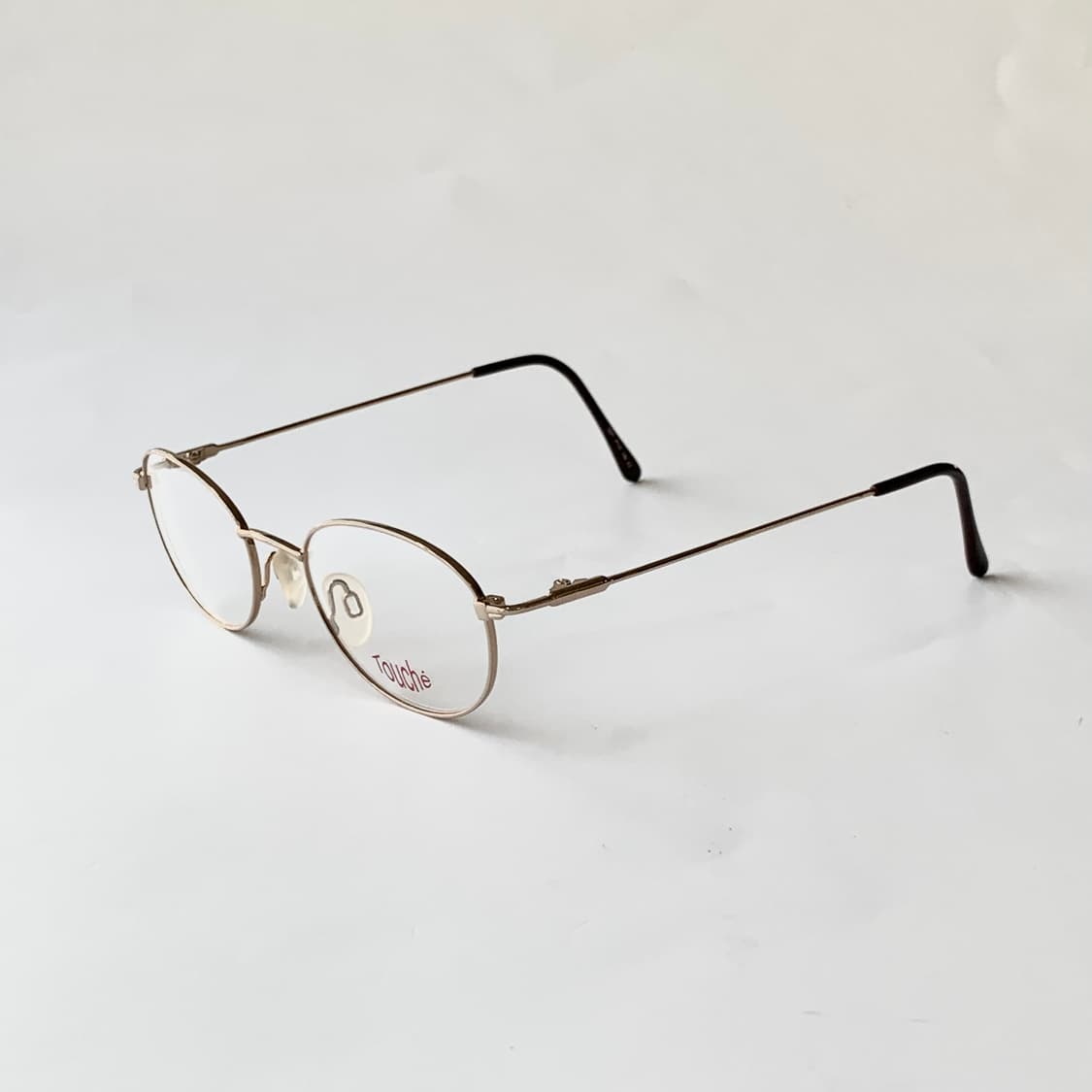859 골드&실버 데드스탁 빈티지 초경량 라운드 프레임 픽키안경 상품이미지2