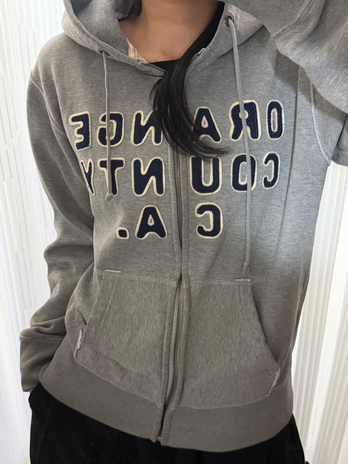 홀리스터 그레이 후드집업 M 상품이미지1