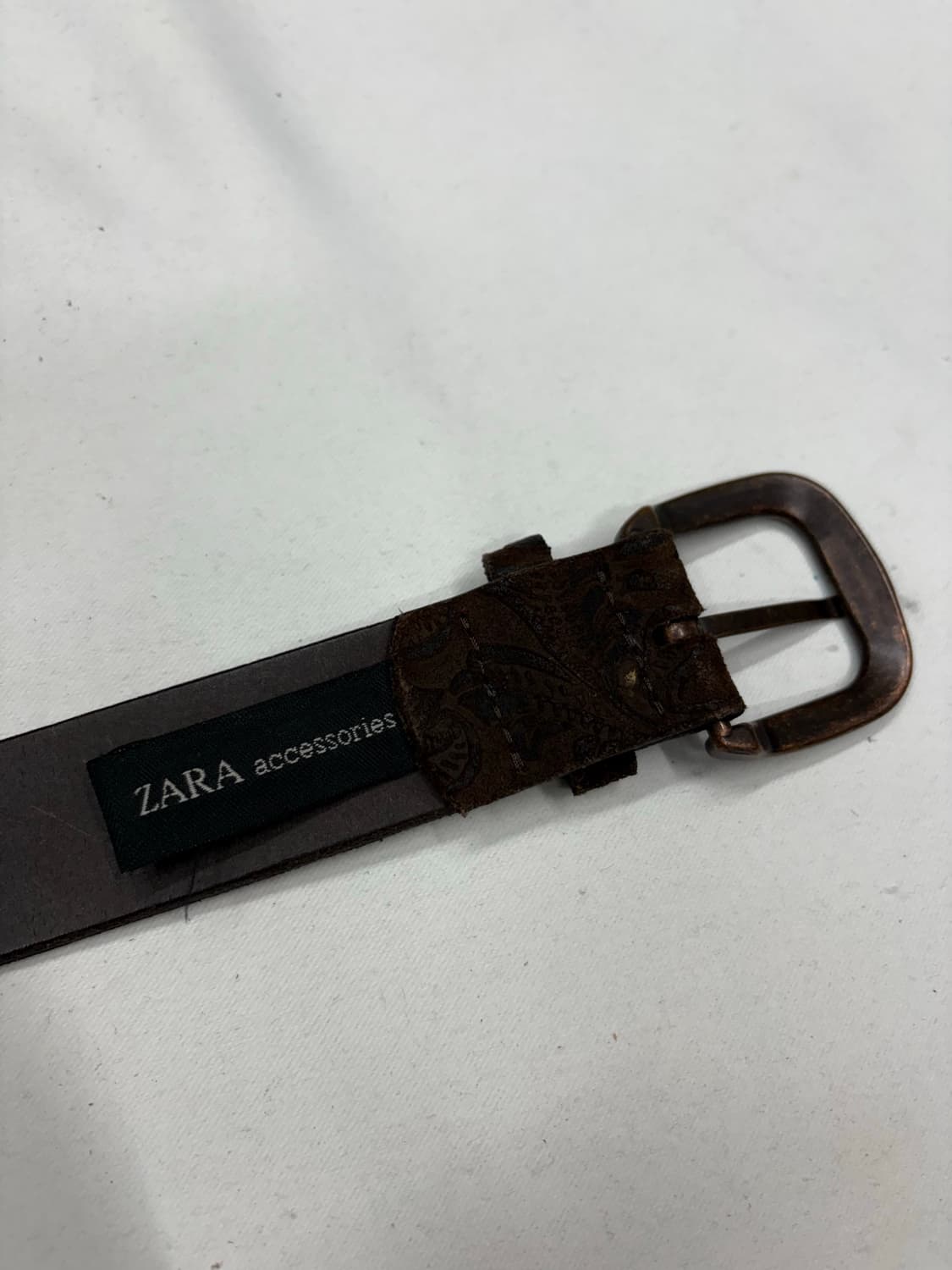 ZARA 자라 웨스턴 레더 벨트 상품이미지5