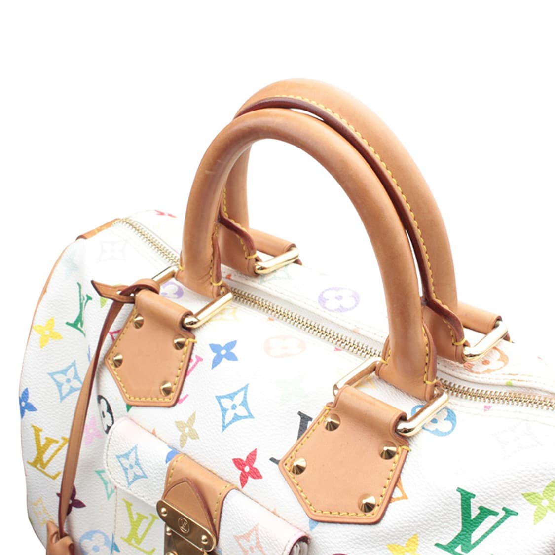 루이비통 화이트 멀티 스피디 30 상품이미지6