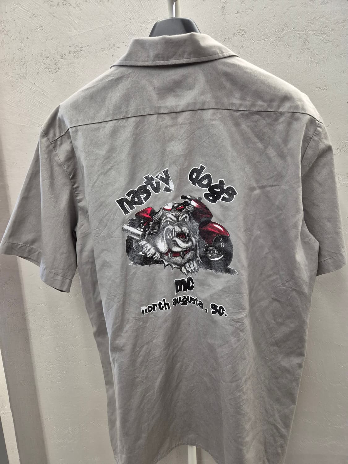 디키즈 워크 셔츠 반팔 그레이 XL 상품이미지3