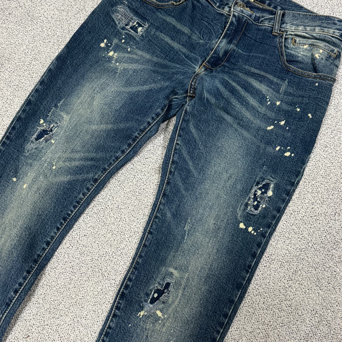 돌체앤가바나 디스트로이드 메탈 플레이트 데님  상품이미지4
