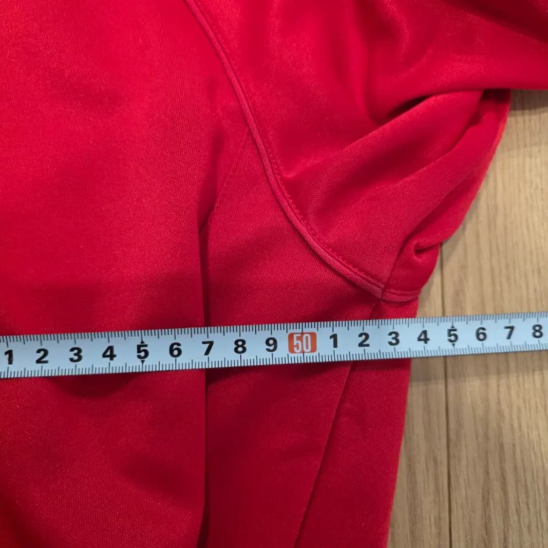 빨간색 아디다스 삼선 트랙탑 XL 상품이미지8