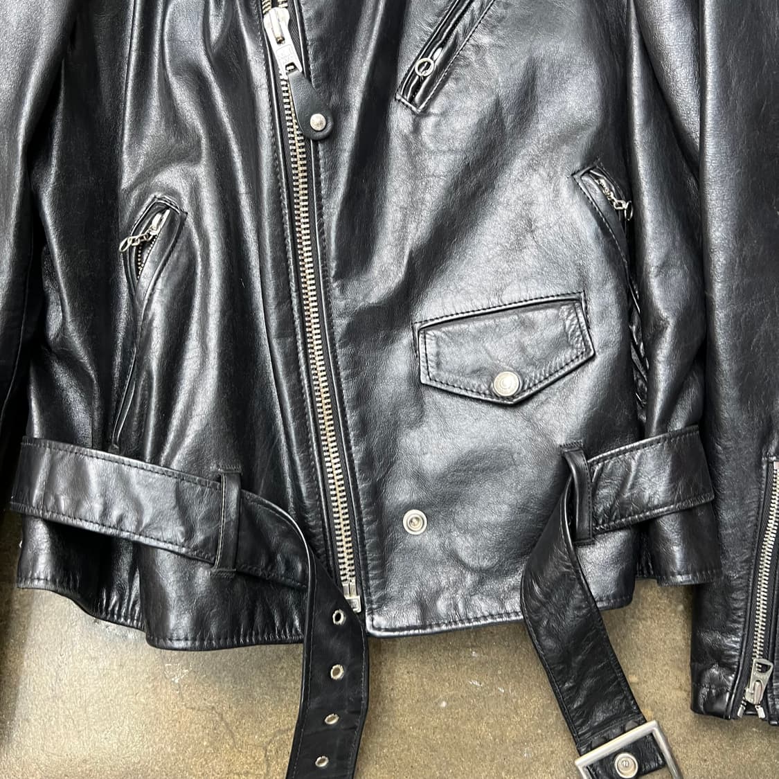 Schott 쇼트 라이더 자켓 L 상품이미지3