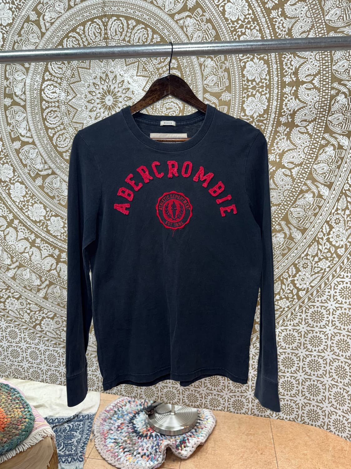아베크롬비 머슬핏 자수 긴팔 롱슬리브  상품이미지3