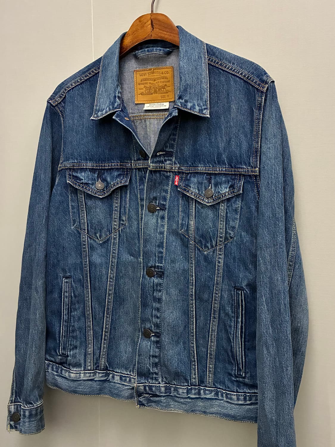 (M)리바이스 3세대 72334 중청 데님 트러커자켓 데님자켓 빅E 상품이미지2