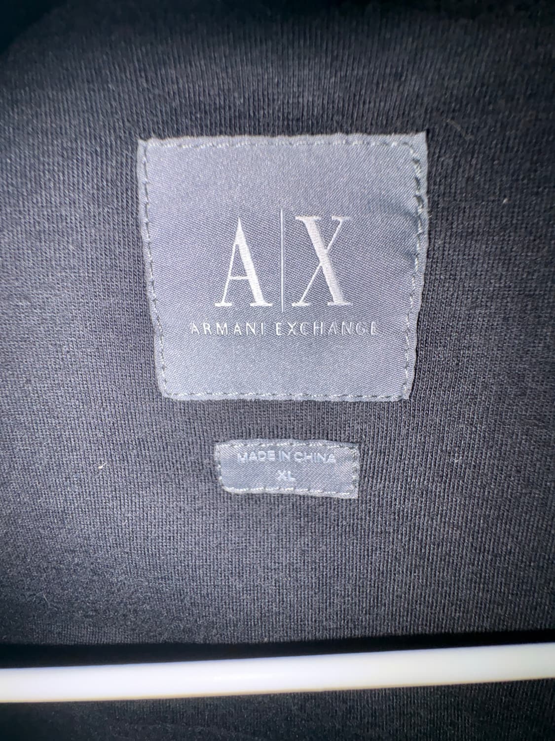 Armani Exchange 블랙 퀄팅 자켓 상품이미지2