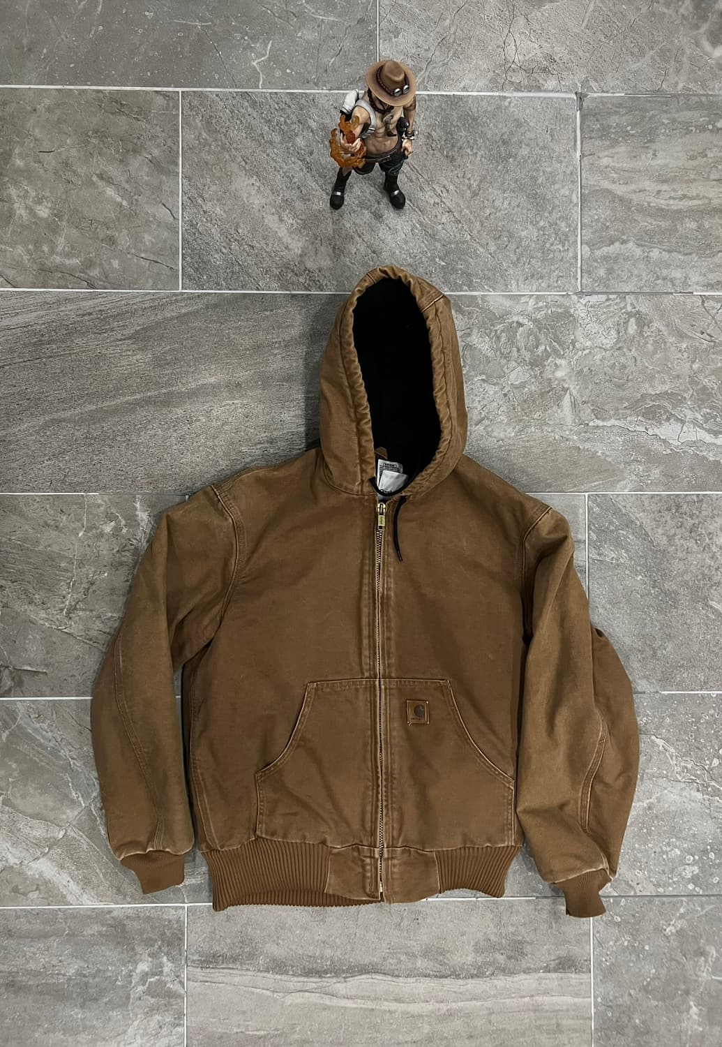 (S)칼하트 덕 액티브 후드자켓 J130 BRN 칼하트브라운 상품이미지1