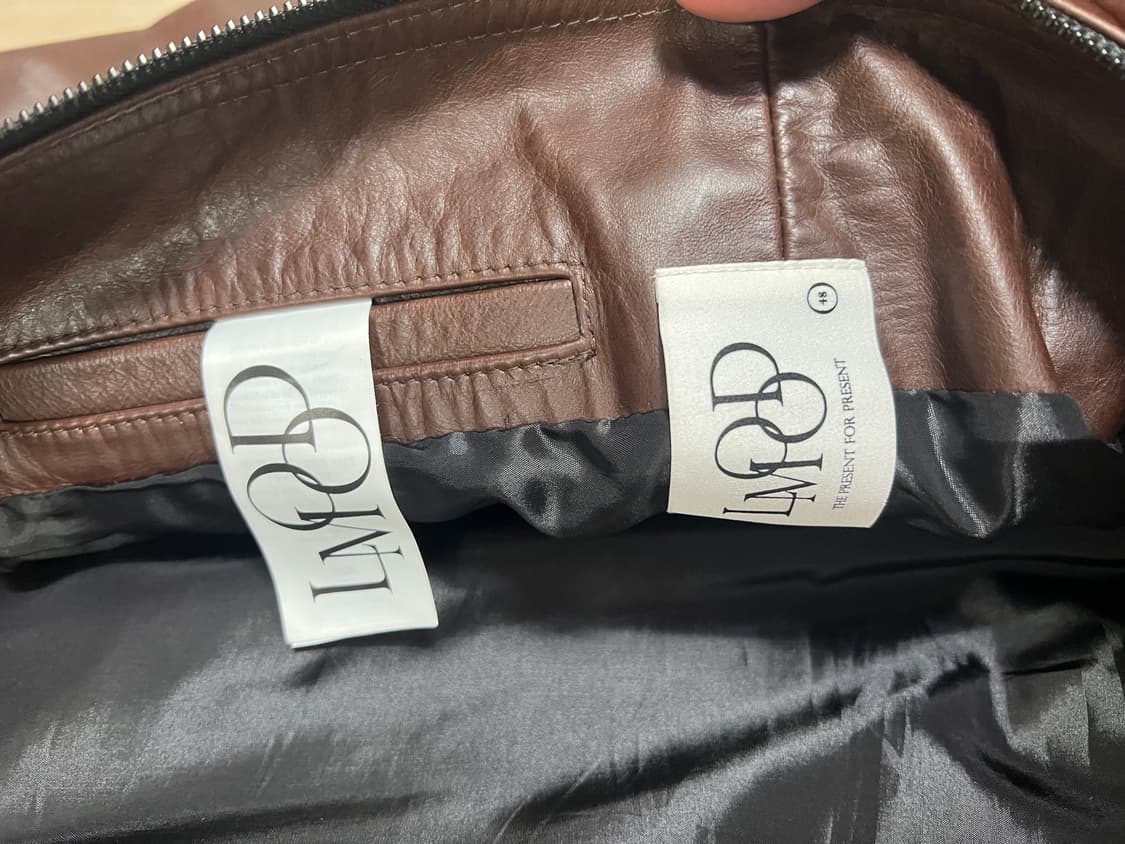 엘무드 카우하이드 레더자켓  48 상품이미지5