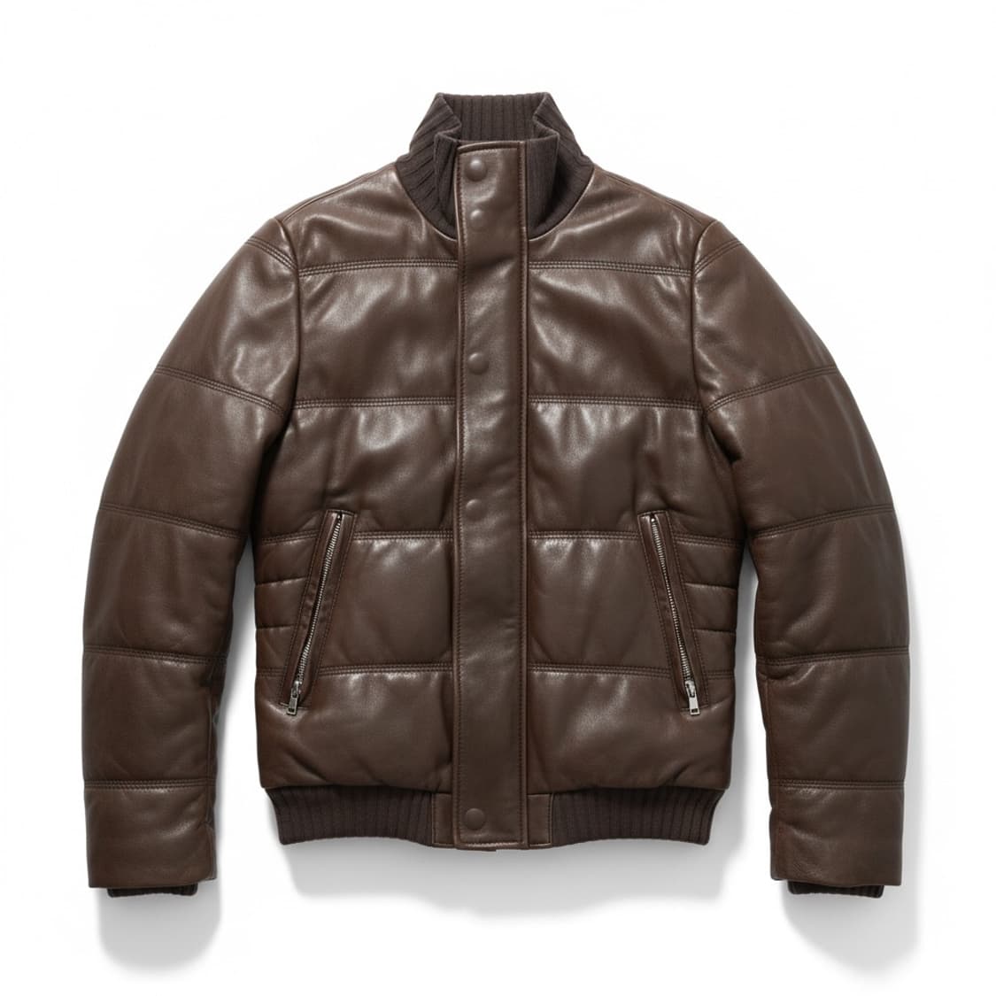 디젤 레더 니들워크 디테일 블루종 타입 재킷 S 상품이미지1