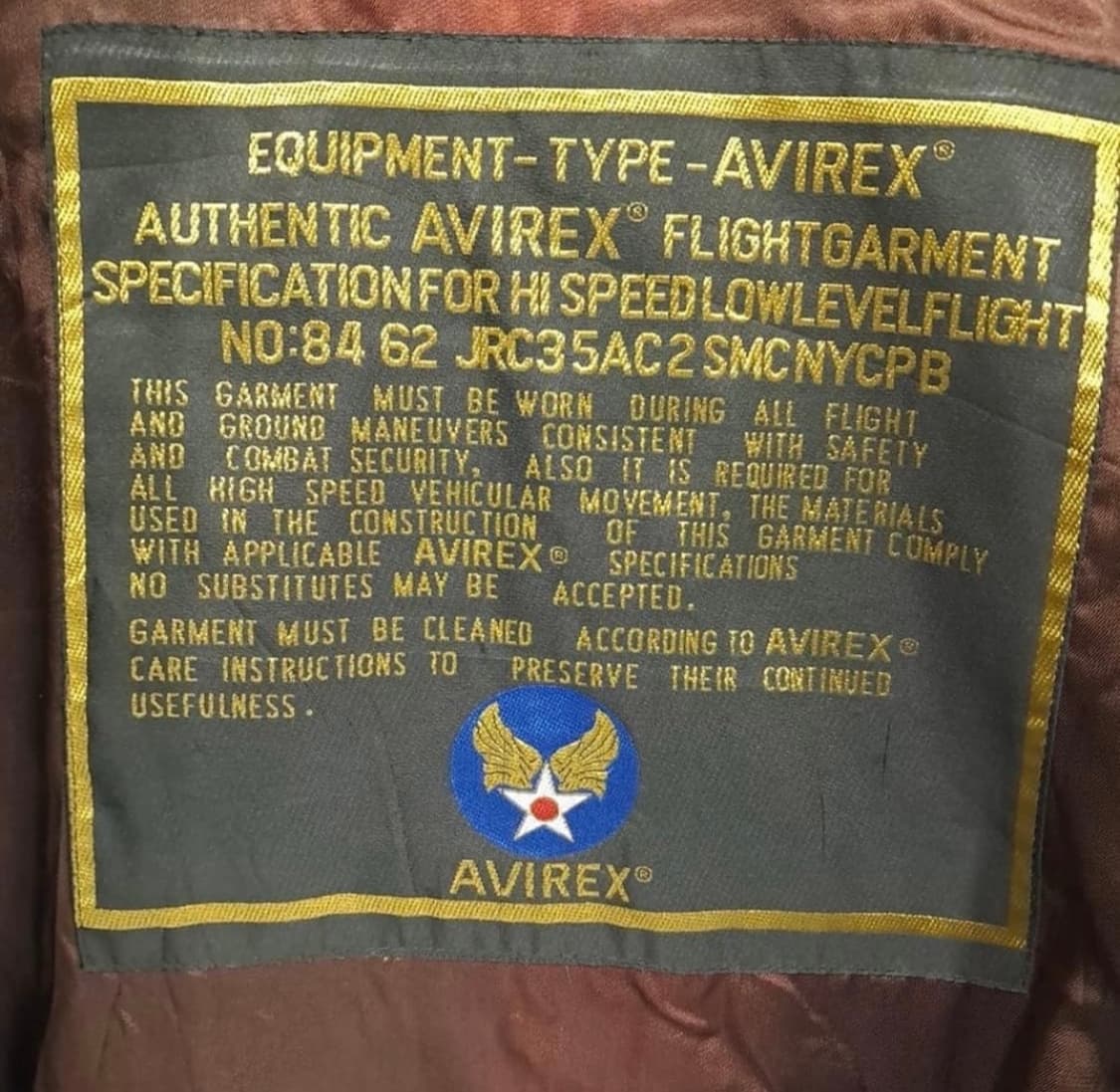 아비렉스 70s USA A-2 리얼레더 자켓 (CS311) 상품이미지5