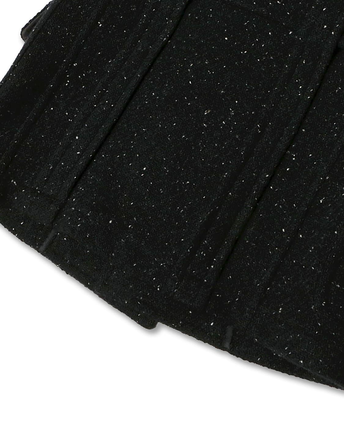 카모시타 [Camoshita] 블랙 울 네프 숄 코트 상품이미지5