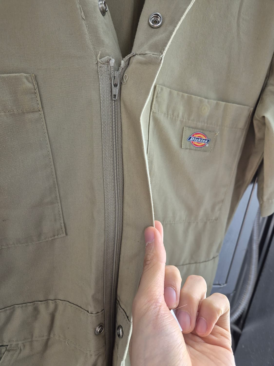 디키즈 33999 반팔 점프수트 커버올 베이지 95 상품이미지8