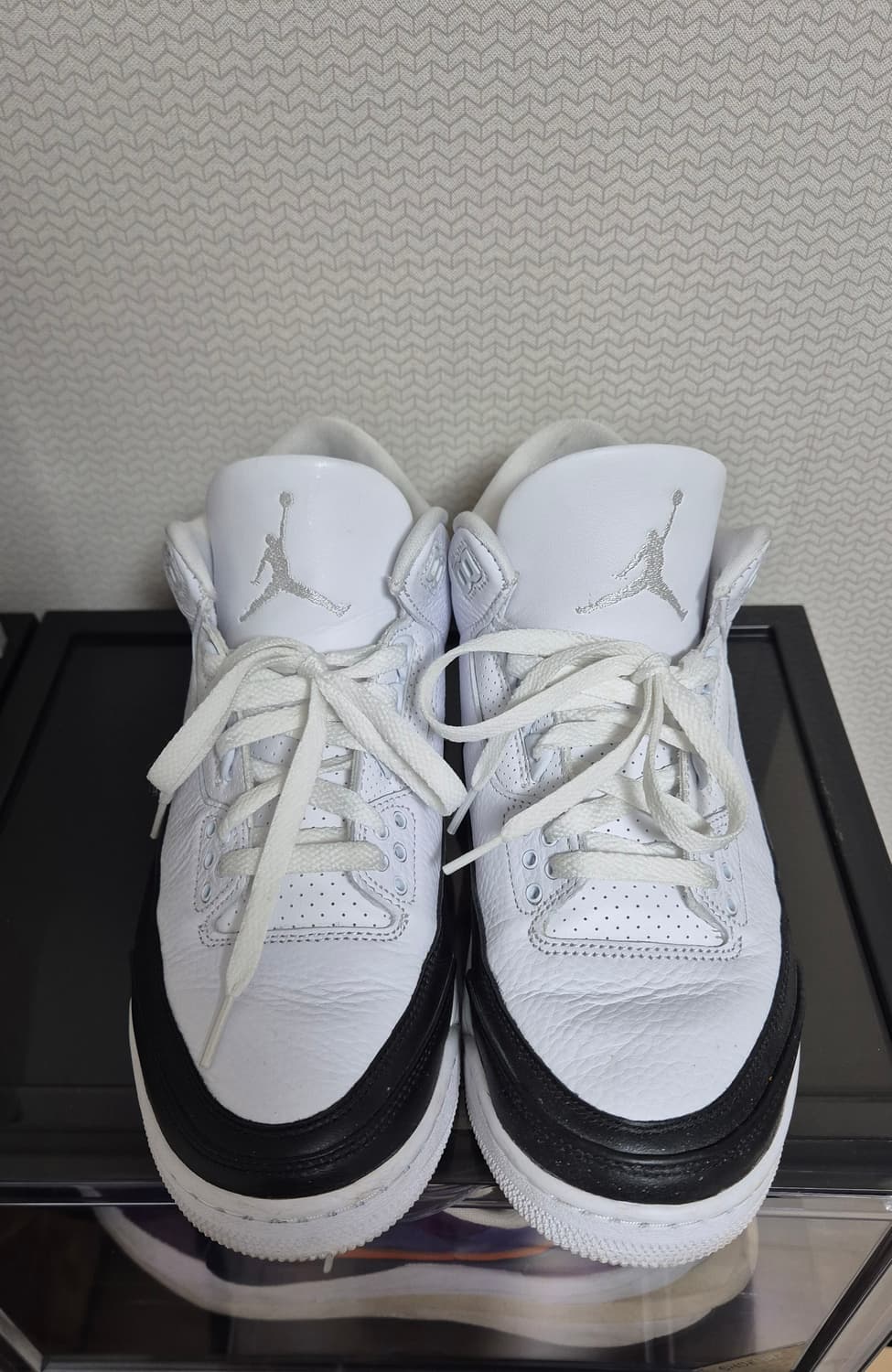 조던 3 x 프라그먼트 레트로 SP 화이트 블랙 (265사이즈) 상품이미지1