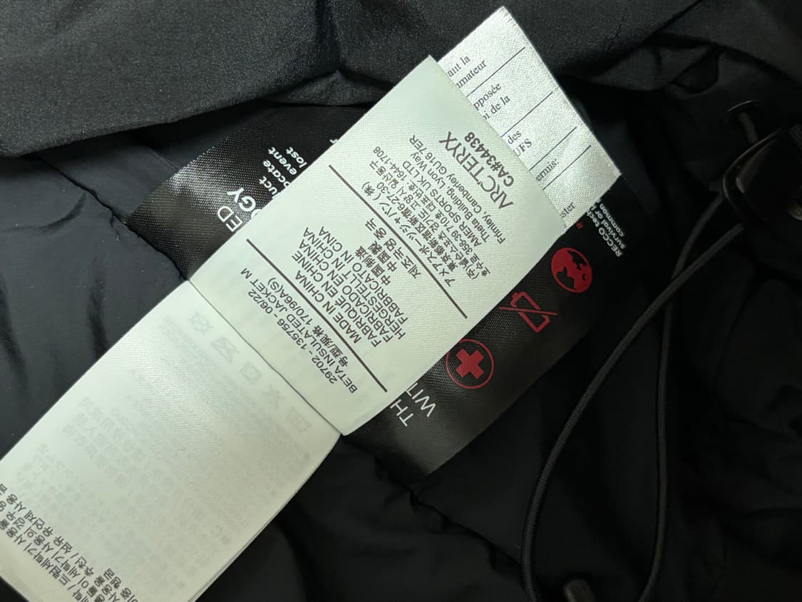 아크테릭스 베타 인슐레이티드 자켓 블랙 상품이미지7