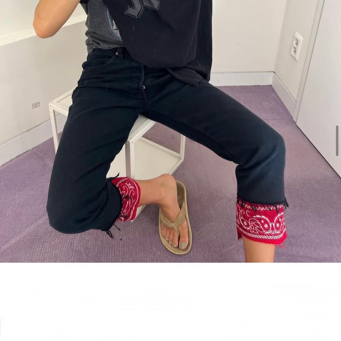 🏷️oldpark 올드팍 리바이스 반다나 데님 상품이미지4