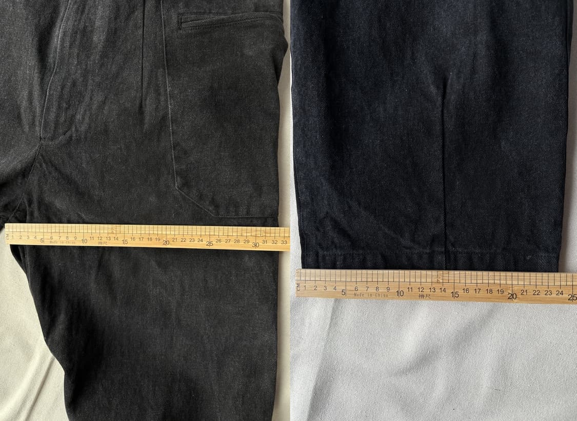 폴리테루 리소 블랙 데님 팬츠 3(L) 상품이미지10