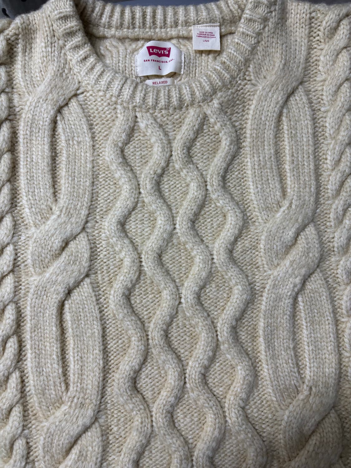 (L) 리바이스 배터리 크루넥 스웨터 상품이미지4