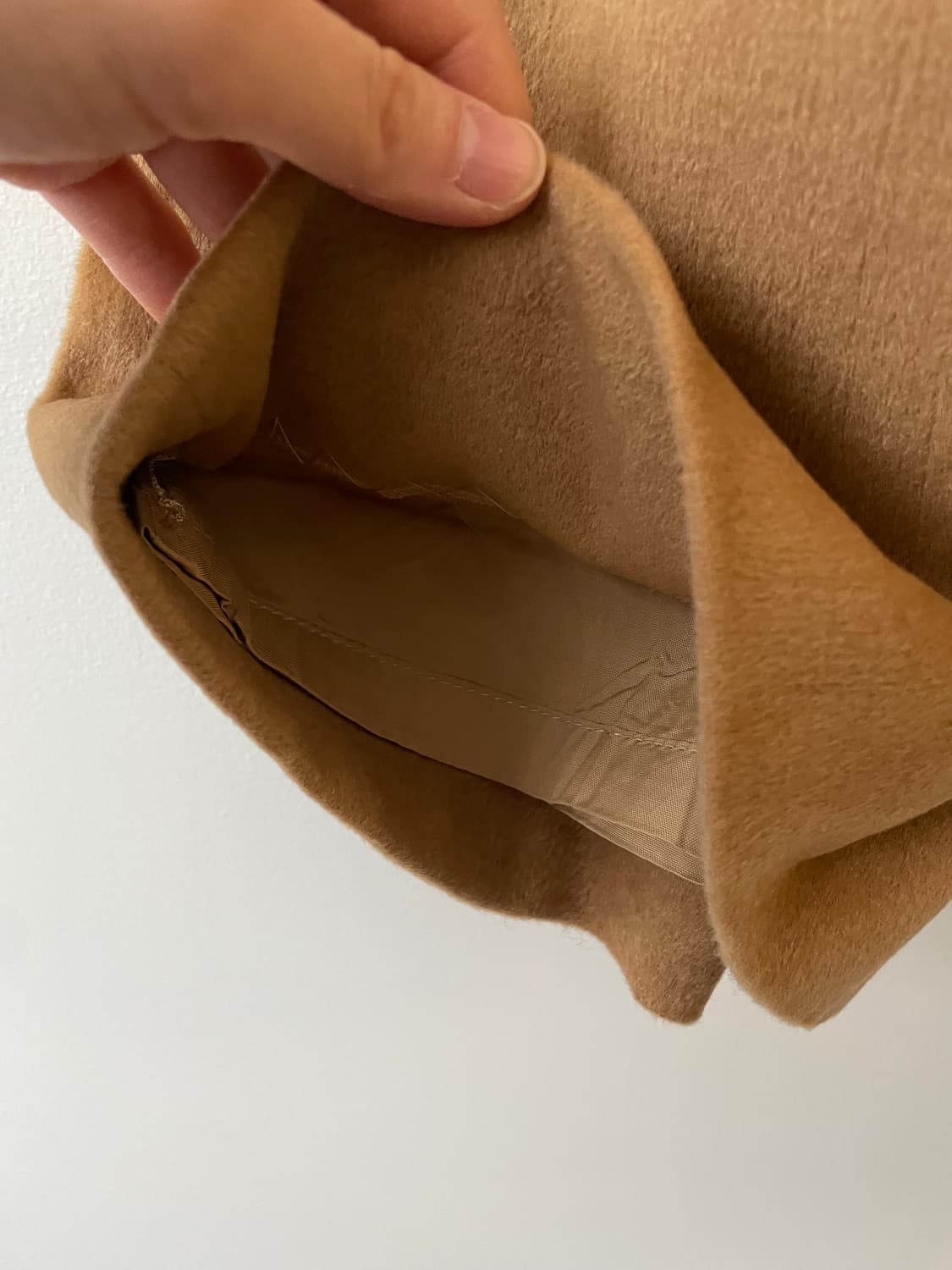 vintage camel fur boot cut pants 상품이미지6