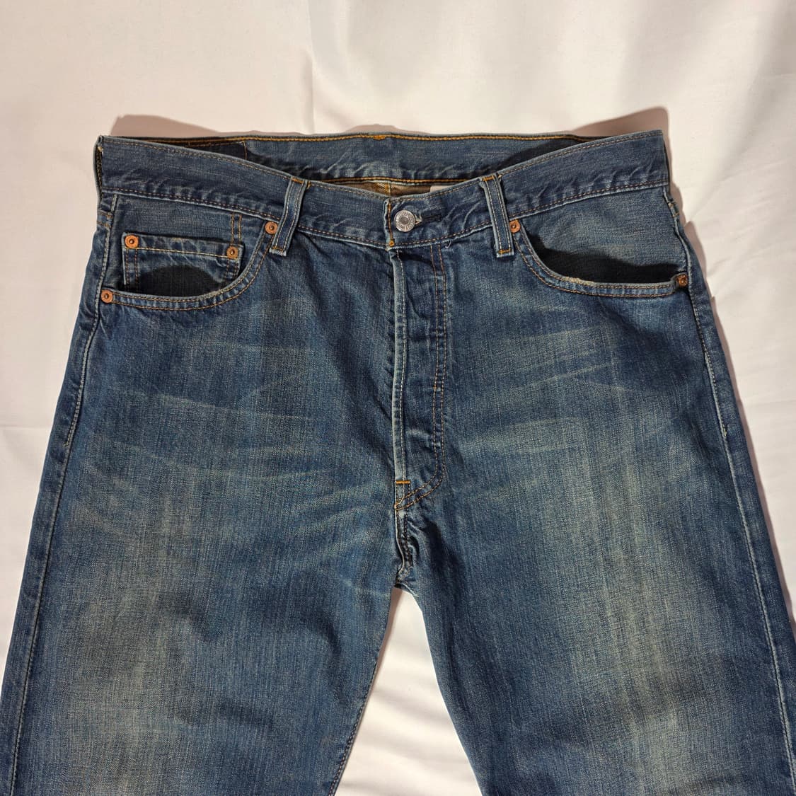 [W36L30]00s 리바이스 LEVIS 501 데님팬츠 상품이미지2