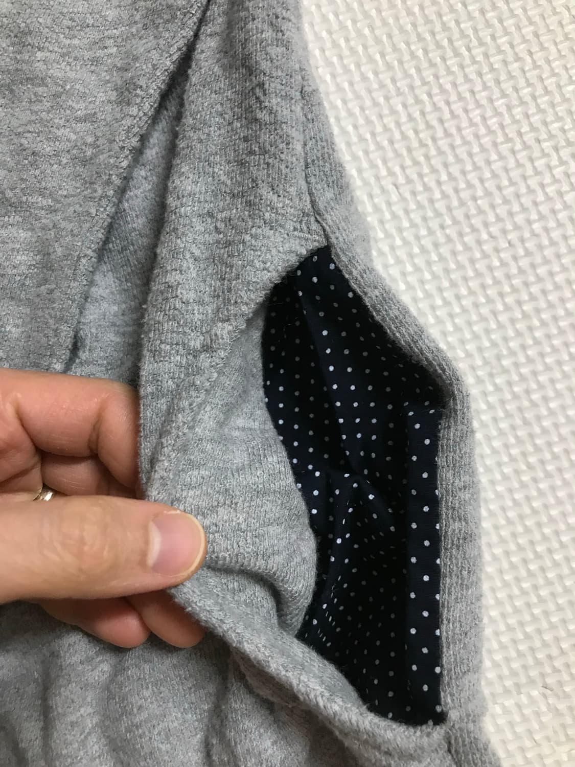 빈티지 땡땡이 후드집업 상품이미지7