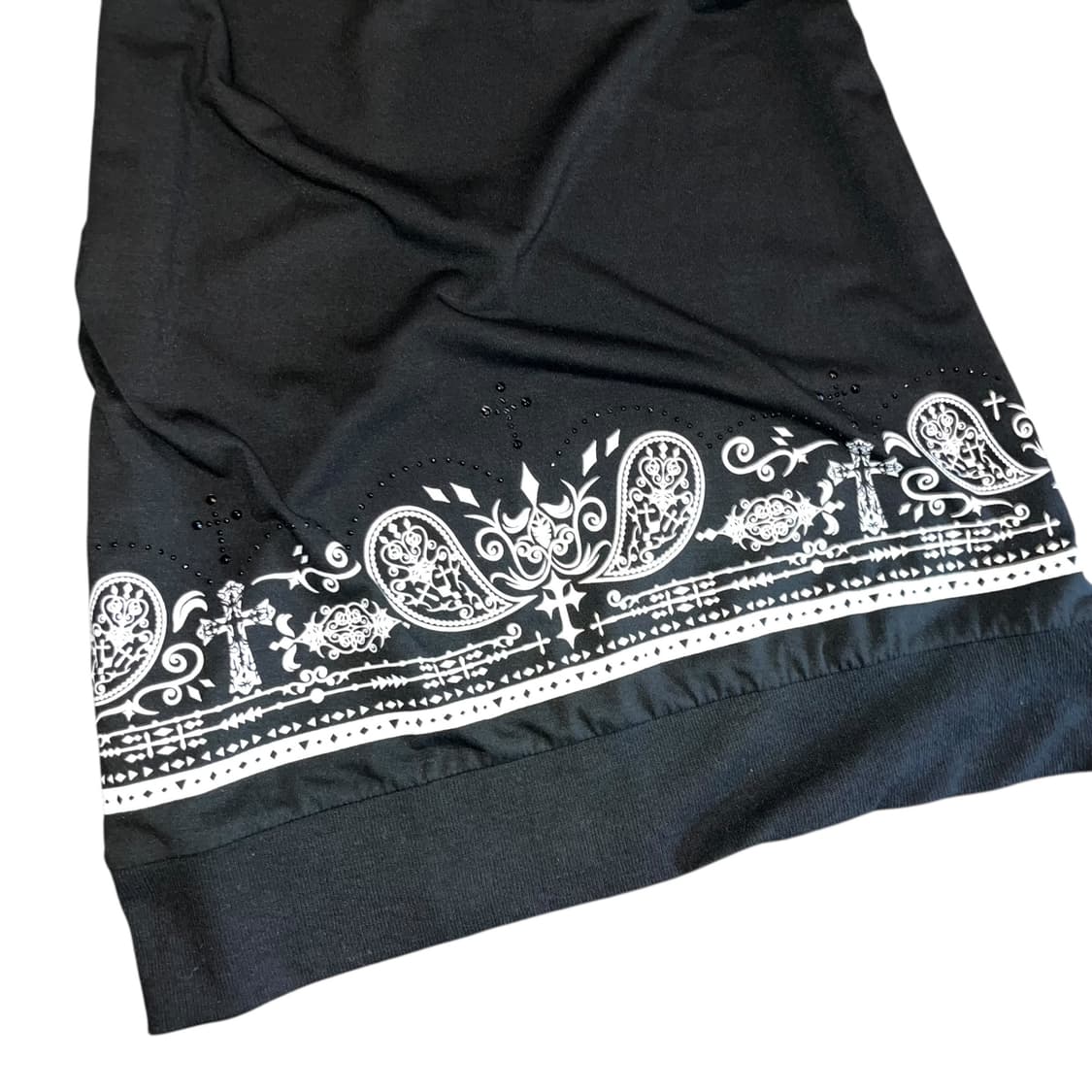 DIG DEEP 디그딥 아일렛 펑크프린팅 큐빅 반팔 원피스 펑크y2k 상품이미지3