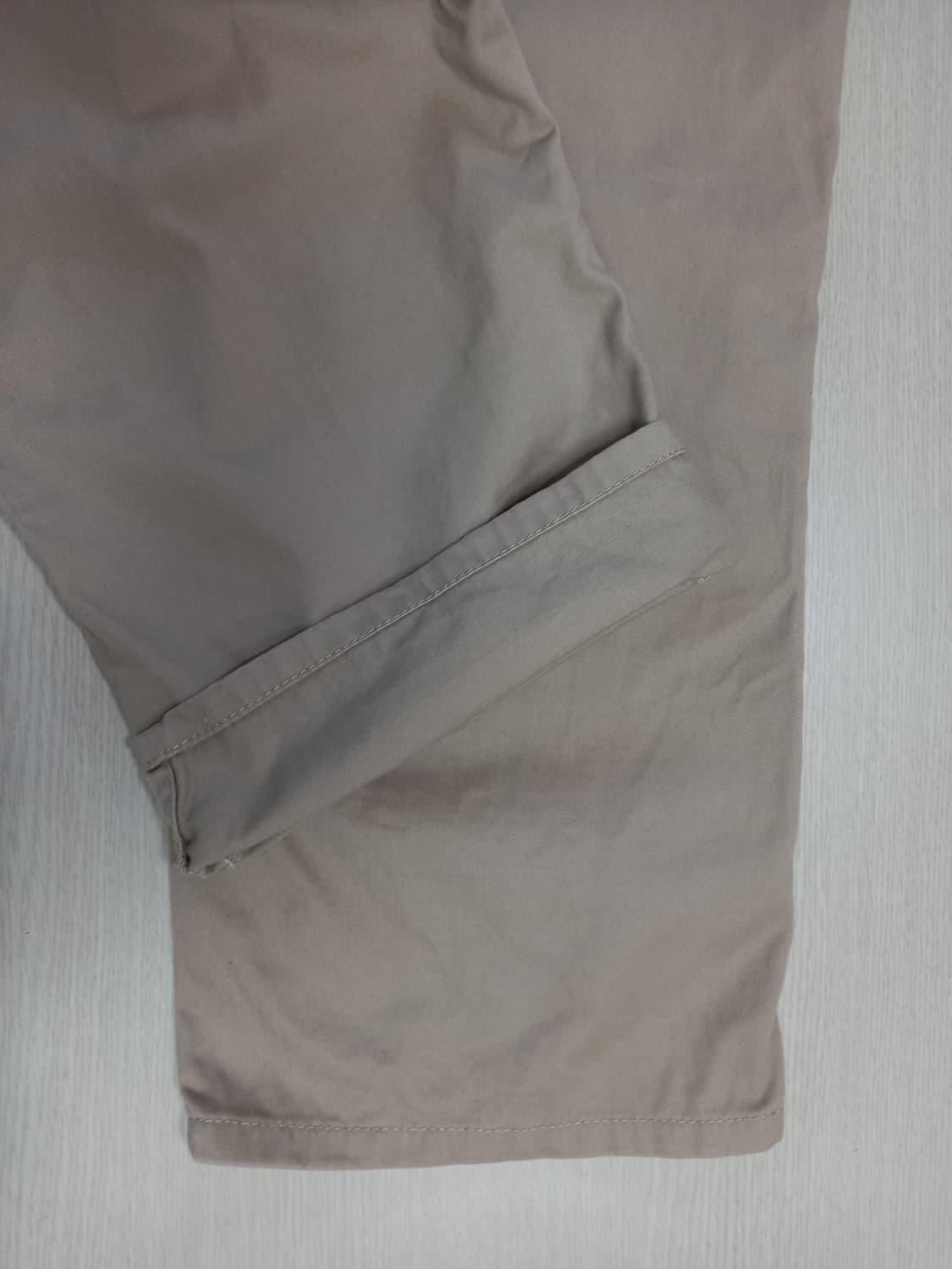 36 RALPH LAUREN 면 7부 반바지 연베이지 36-452 상품이미지6