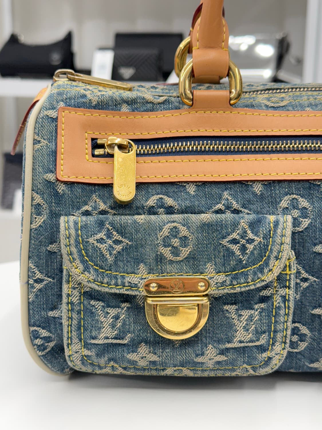 [30] 루이비통 데님 네오 스피디 토트백 상품이미지4
