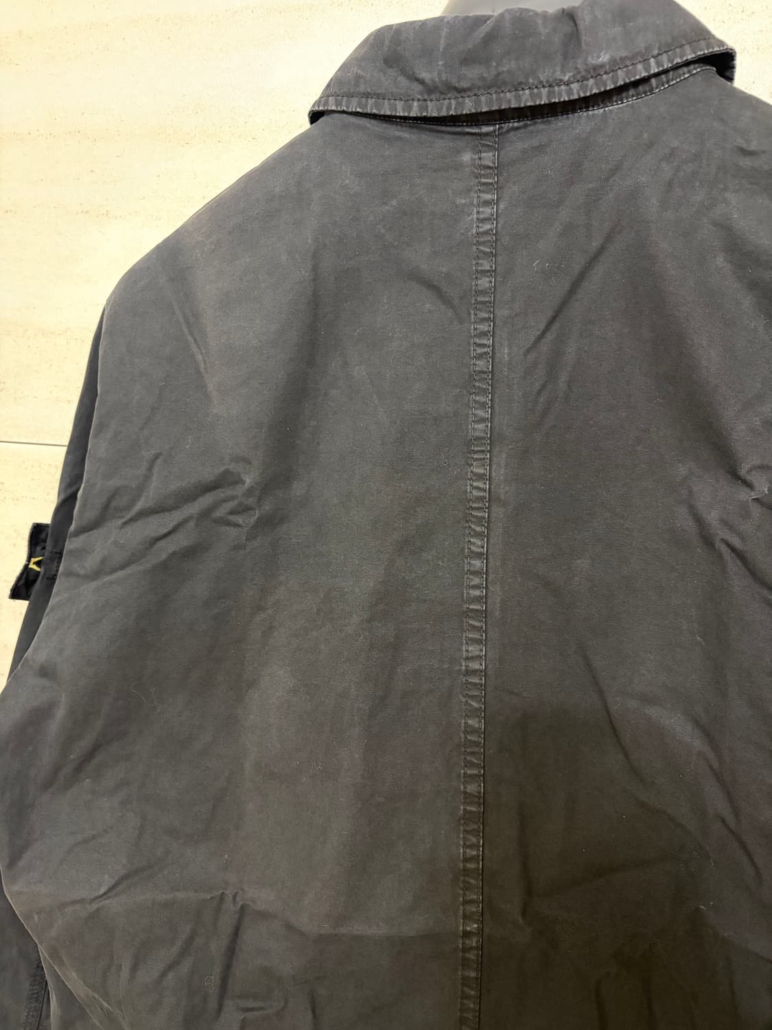 스톤아일랜드 올드이펙트 오버셔츠 블랙 상품이미지9