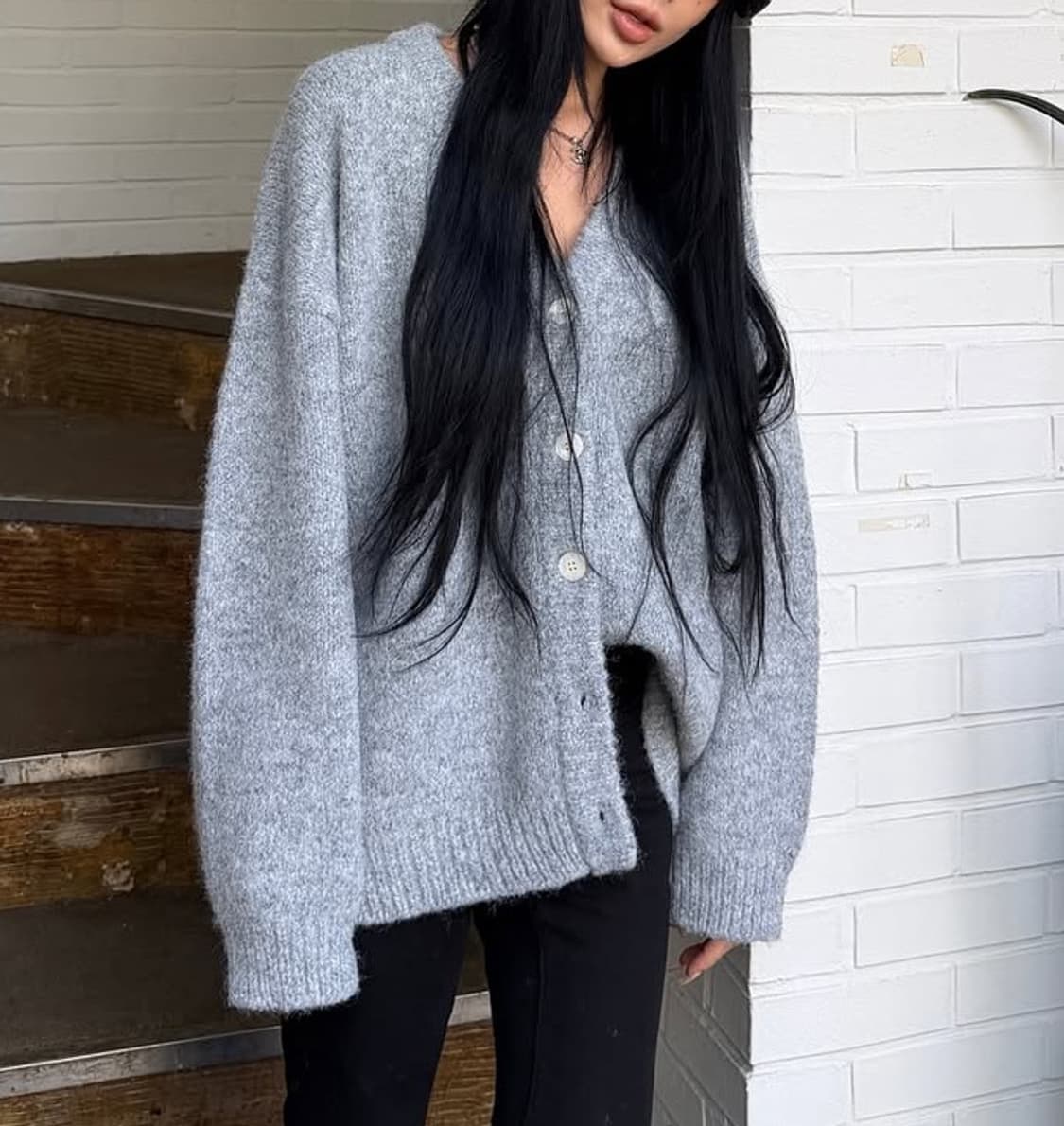 TOH toh 가디건 더스티스노우 상품이미지2