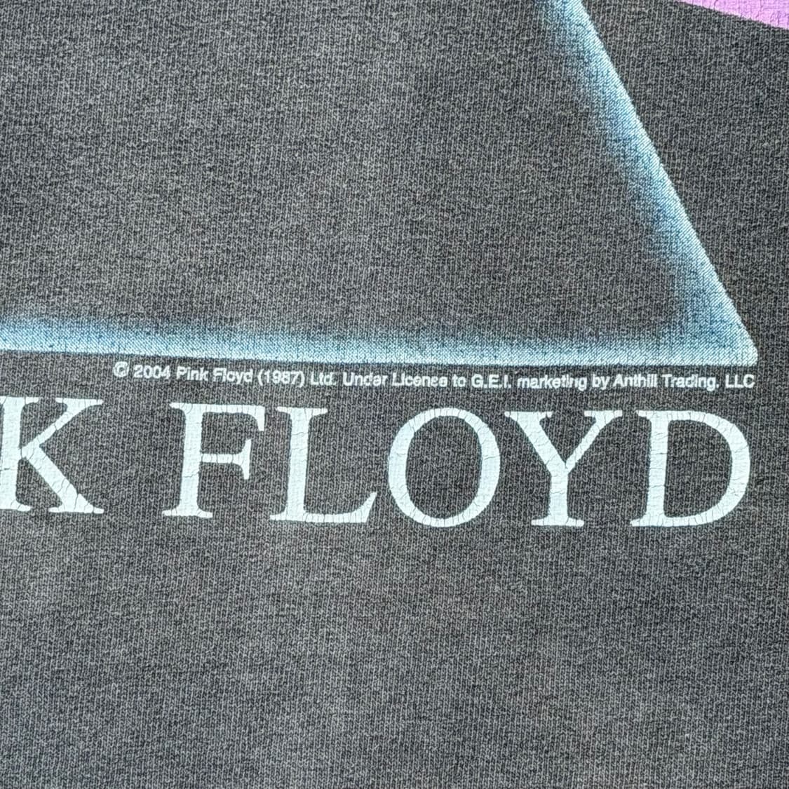 빈티지 04s 핑크플로이드 다크사이드 밴드 롱 슬리브 상품이미지5
