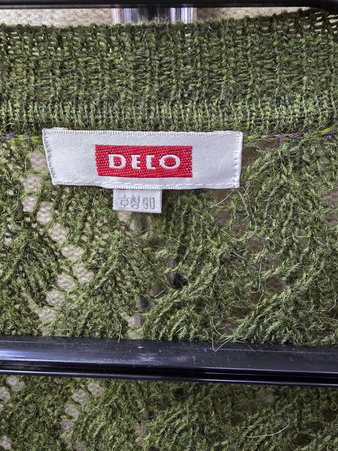 DECO 올리브색 브이넥 가디건 (1323) 상품이미지3