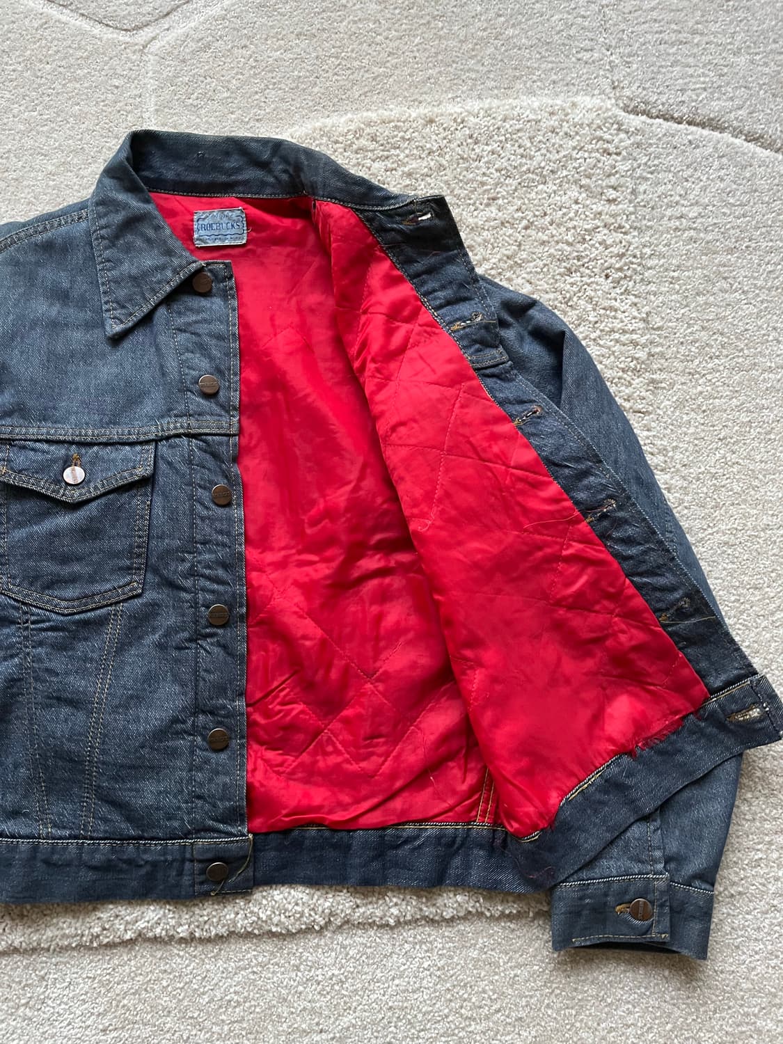 50-60s Sears 퀄팅 라이너 데님 자켓 (100) 상품이미지7
