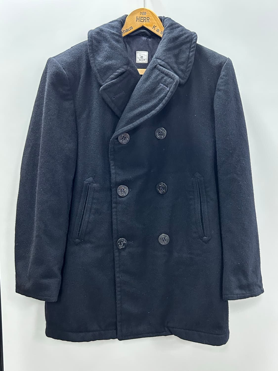 90s USN Wool Pea Overcoat [40L] 상품이미지1