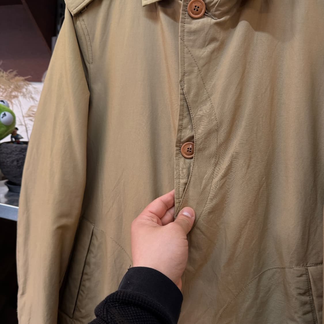 울리치 이탈리아 디자인 밀리터리 코트 S M 상품이미지5