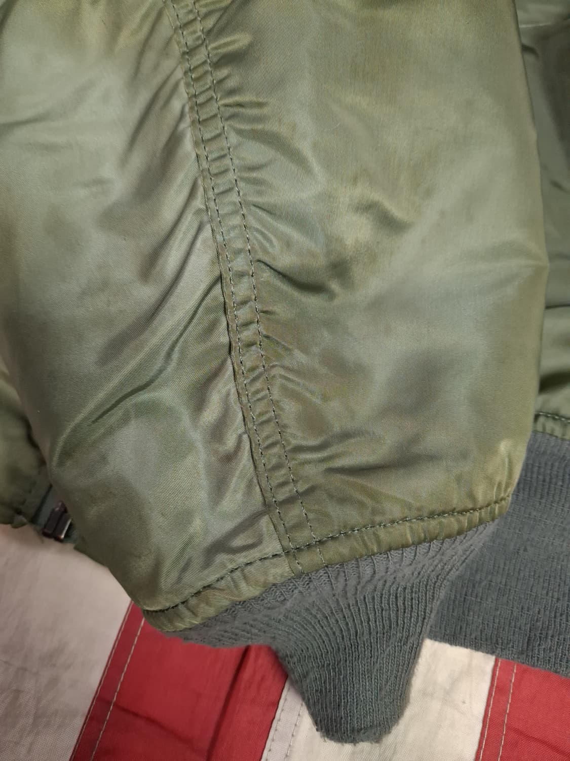 오리지날 미국제조 알파사 미공군 민수용 MA-1 항공점퍼 상품이미지7