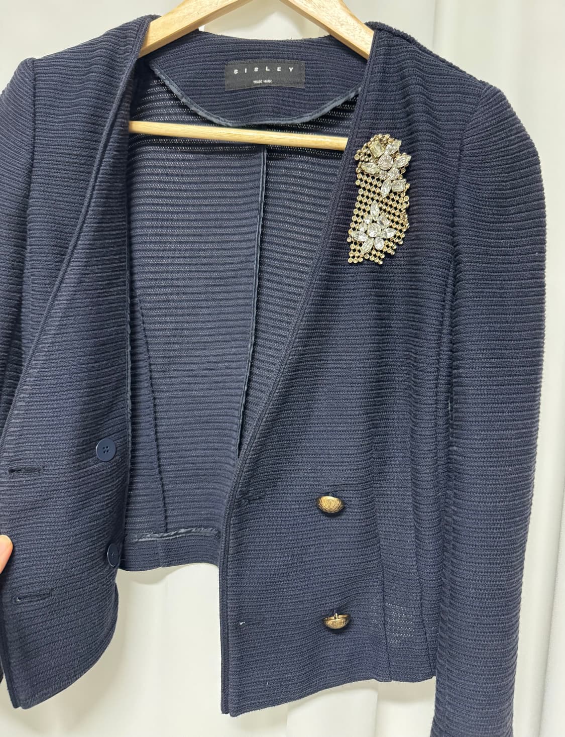 시슬리 브로치 여성자켓 상품이미지4