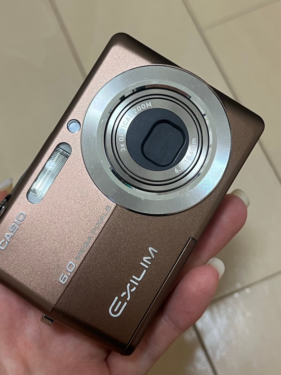 브라운 빈티지 디카 ) 카시오 엑슬림 z600 상품이미지1