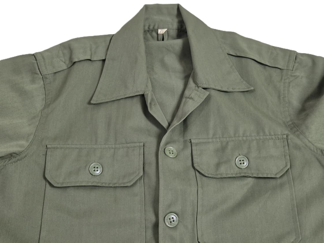 국군 전경 구형 민무늬 전투복 상의 자켓 (M) (미사용품) 상품이미지5