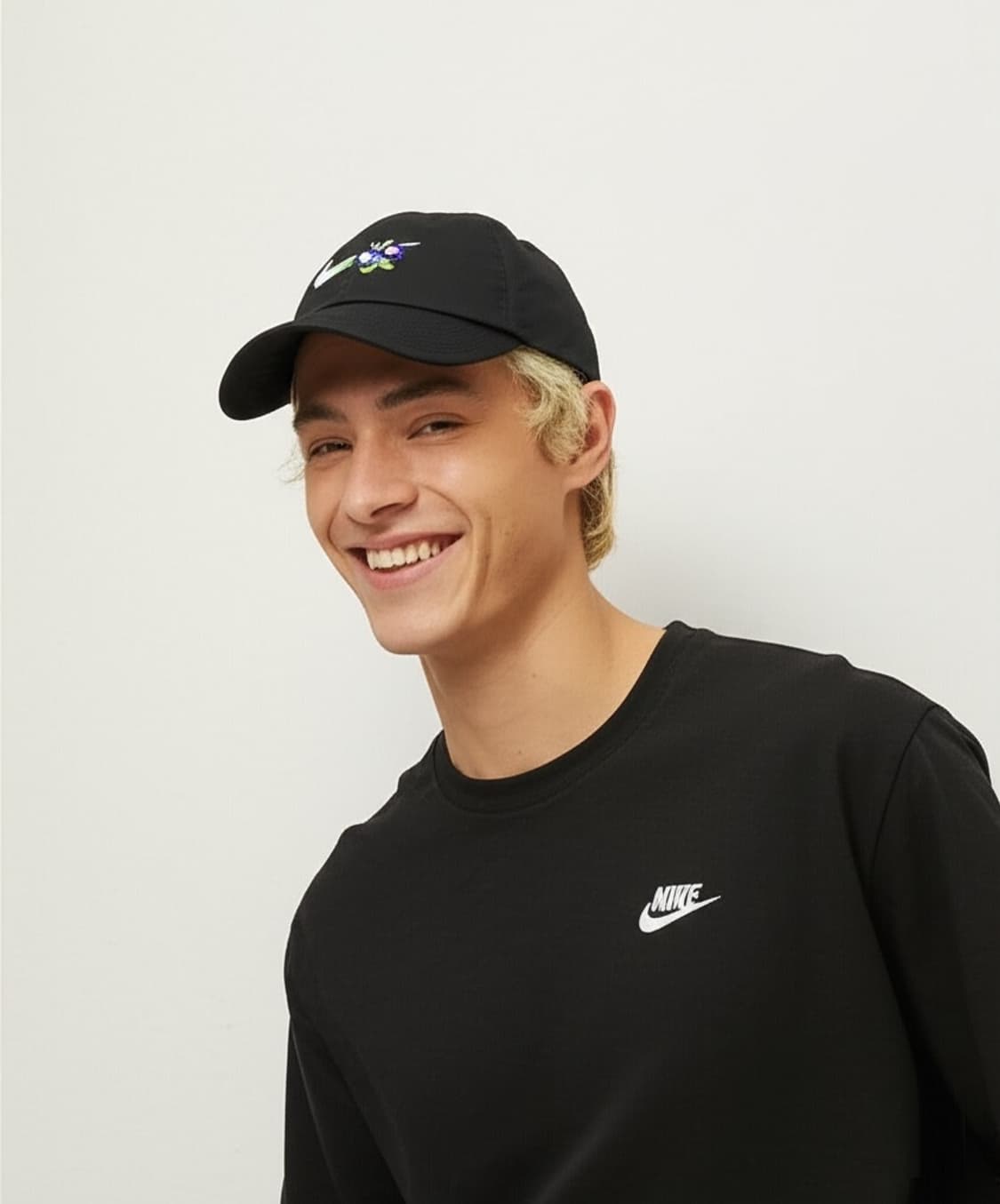 나이키 초레어 헤리티지86 플라워 블랙 볼캡 모자 상품이미지9