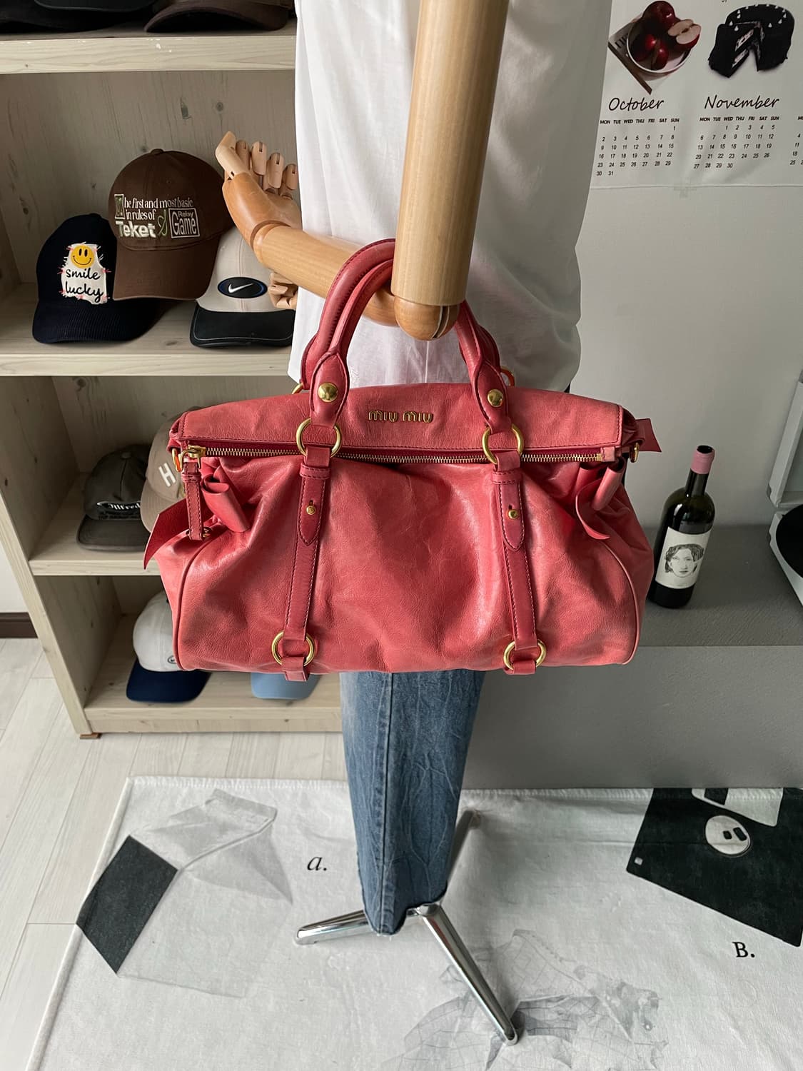 미우미우 비텔로 리본 핸드백 가방 상품이미지8