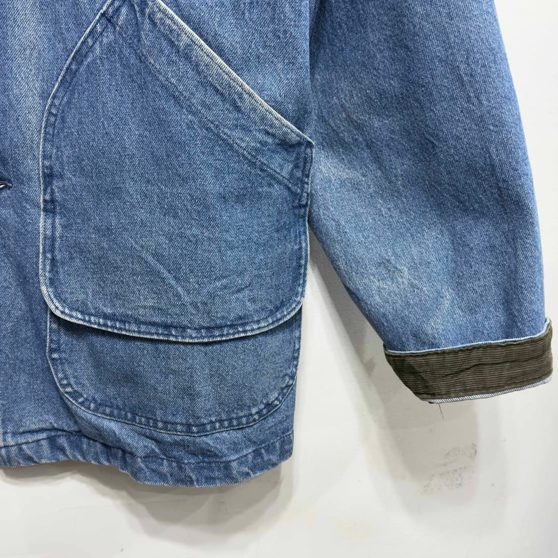 80s L.L.Bean 엘엘빈 데님 헌팅 자켓 USA 상품이미지3