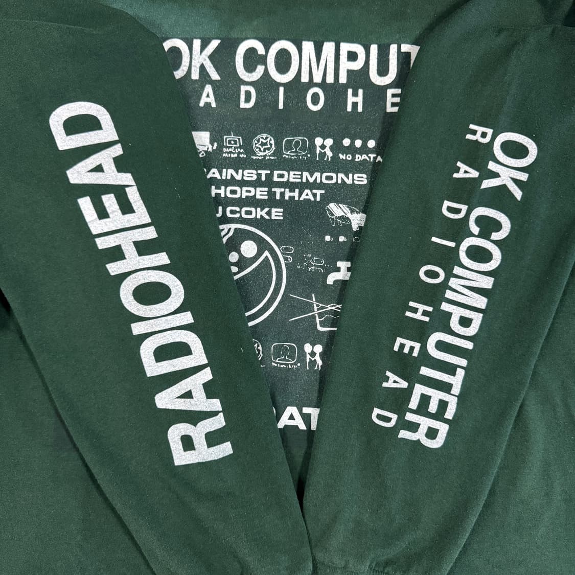 빈티지 90s 라디오헤드 롱슬리브 Radiohead OK Computer 상품이미지6