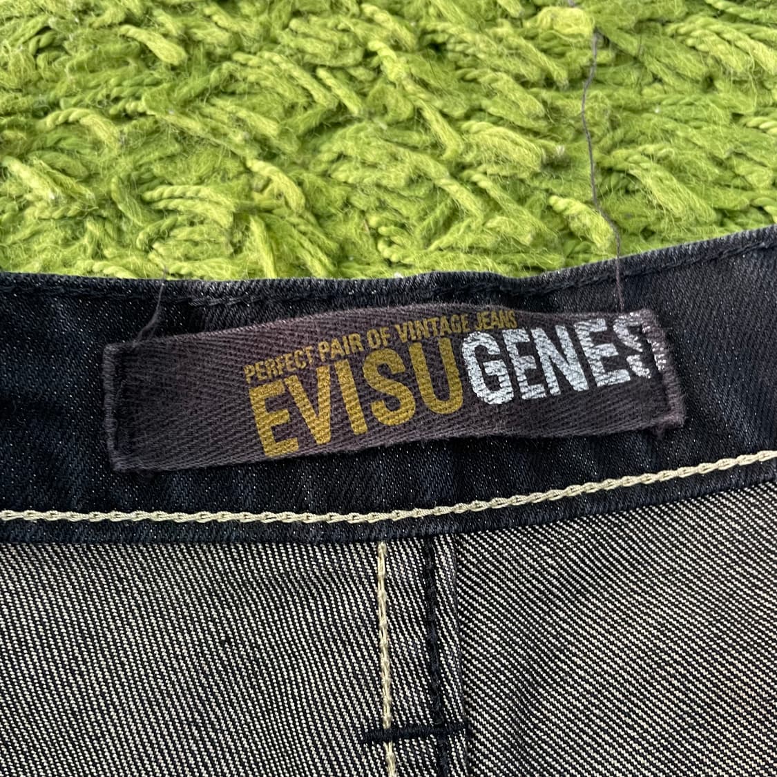 에비수 백로고 데님팬츠 상품이미지4