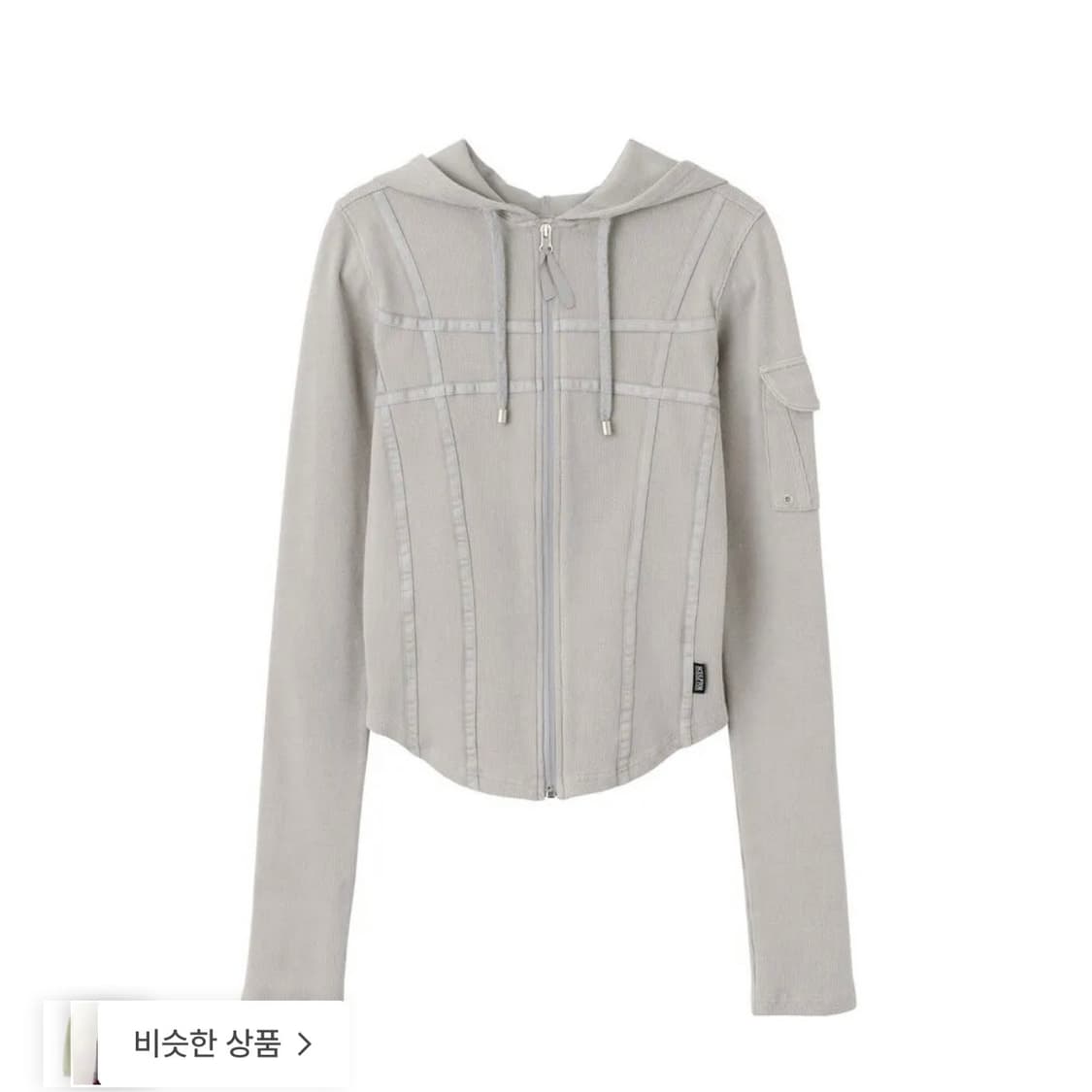 스컬프터 Washed Bondage Hoodie Washed Gray 상품이미지1